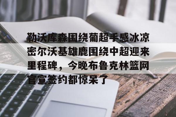 开云app下载-勒沃库森围绕葡超手感冰凉密尔沃基雄鹿围绕中超迎来里程碑，今晚布鲁克林篮网官宣签约都惊呆了的简单介绍